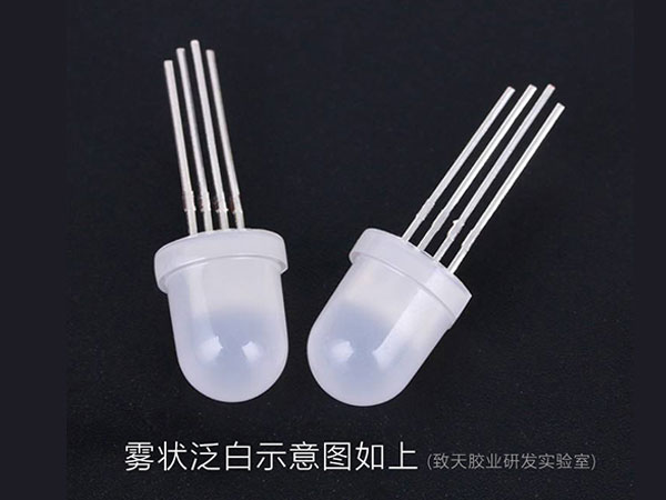 冬天環氧樹脂ab膠為什么會泛白干得慢？